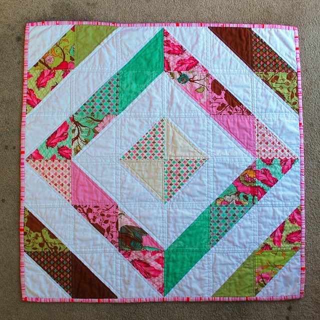 doll quilt front