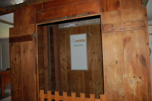 Elevator from Merry & Weeks Cheese Factory - Erie  Canal Village | by dennieorson