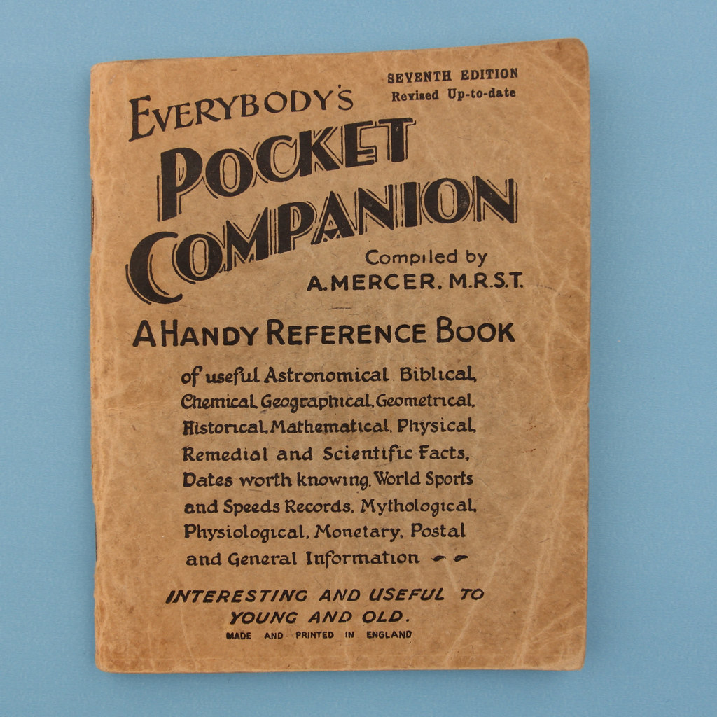 1938 EVERYBODY'S POCKET COMPANION