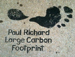 Large carbon footprint, circa April 2010