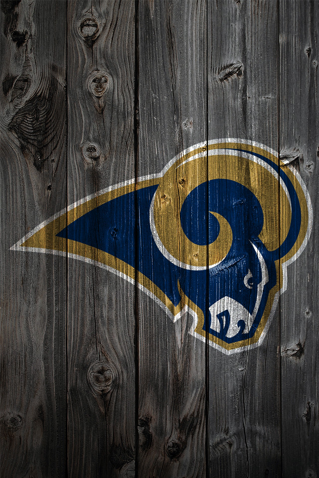 St Louis Rams Wood iPhone 4 Background