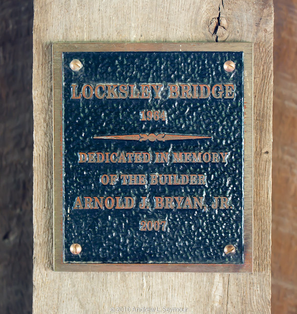 Locksley Bridge - Sign 015