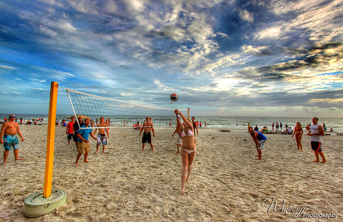Beach Volleyball by Winecoff