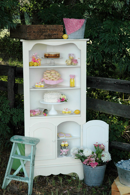 Cupboard with Desserts-Pen and Paper Flowers-Camille Styles Events