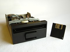 In comparison to 3.5" floppy disk