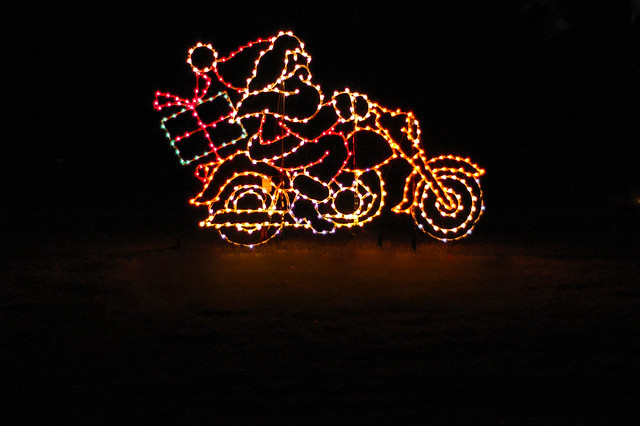 Santa on Bike