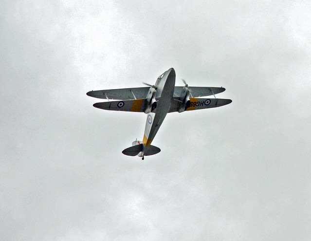 De Havilland Dragon Rapide - possibly G-AIYR - The Oval - August 2010