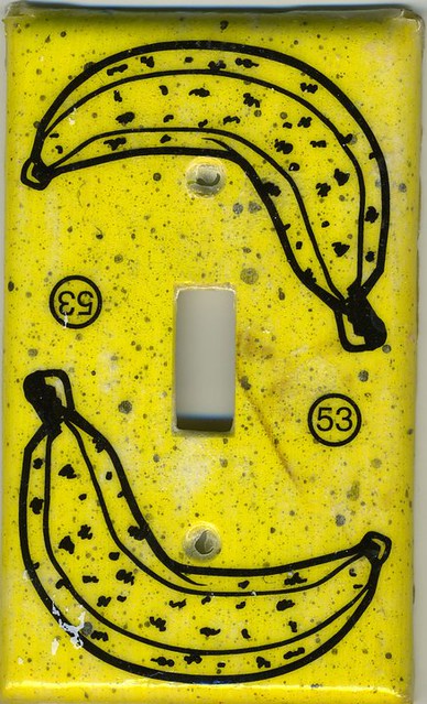 Brandon Borchert switch art piece. Lottery Bananas #53.