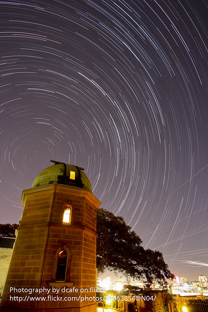 Observing The Stars (Sydney Observatory Star Trail Photography)