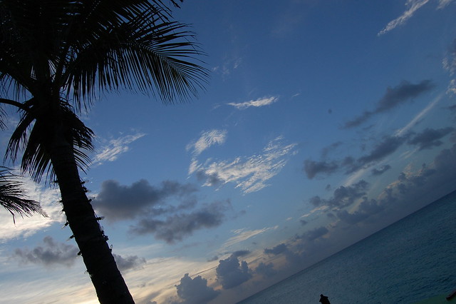 Sunset at Compass Point, New Providence Island, The Bahamas