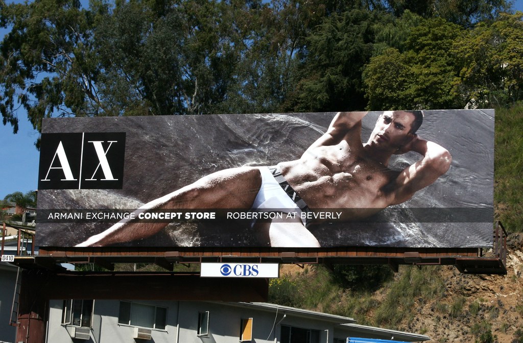 Clint Mauro AX male underwear model Billboard, For more hot…