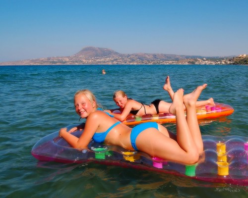 Scenes from the Kiani Beach Resort on the Greek island of Crete