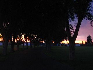 Cemetery Sunset