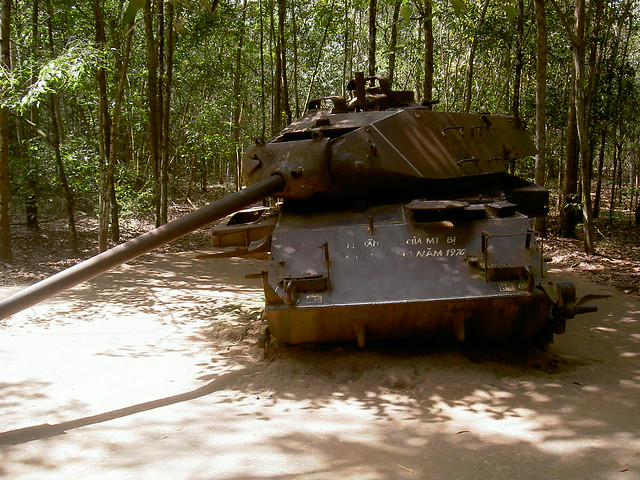 M41 Walker Bulldog US Tank Cu Chi, Vietnam a photo on