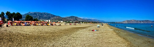 Kreta Kavros Strand Panorama
