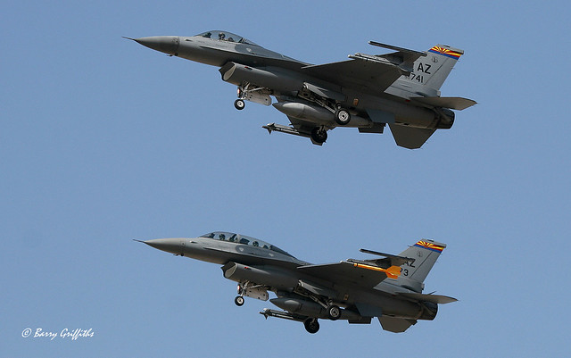 F-16C Viper 90-0741 (Top) F-16D 88-0173 (Bottom)