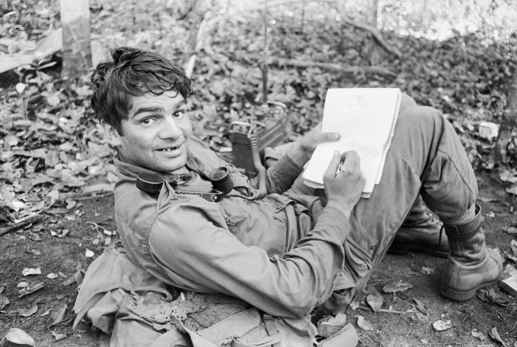 Gunner Ernie Widders writes a letter from Vietnam