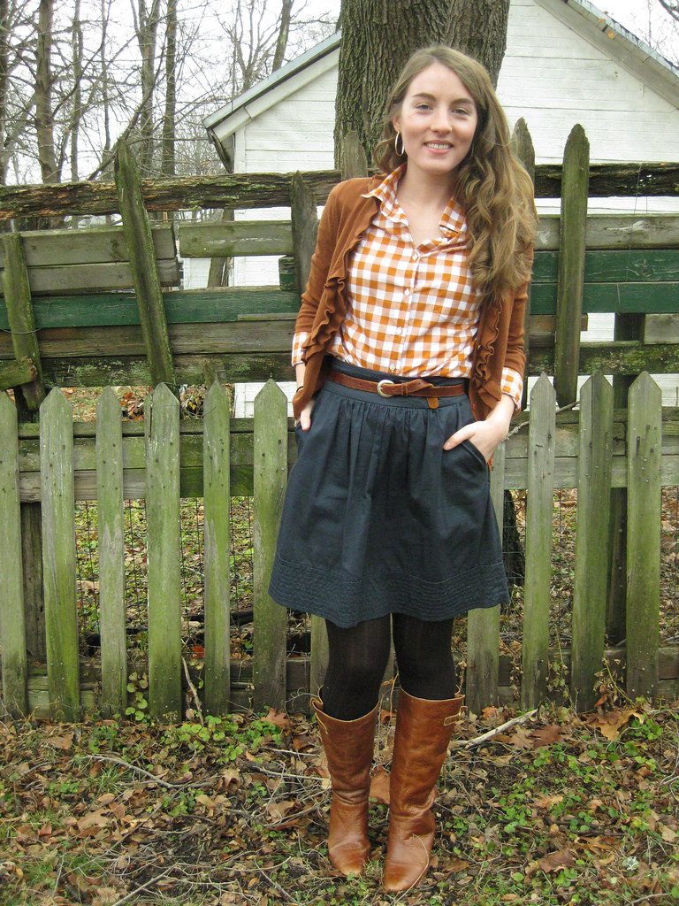 21 Grams | skirt: anthro cardigan, shirt: j crew belt: momme… | Flickr