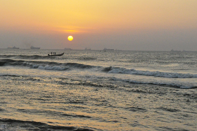 Sunrise....Marina Beach, Chennai