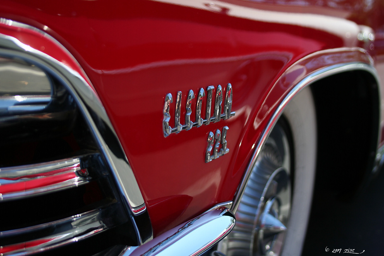 Image of 1959 Buick Electra 225 cnv - red - detail