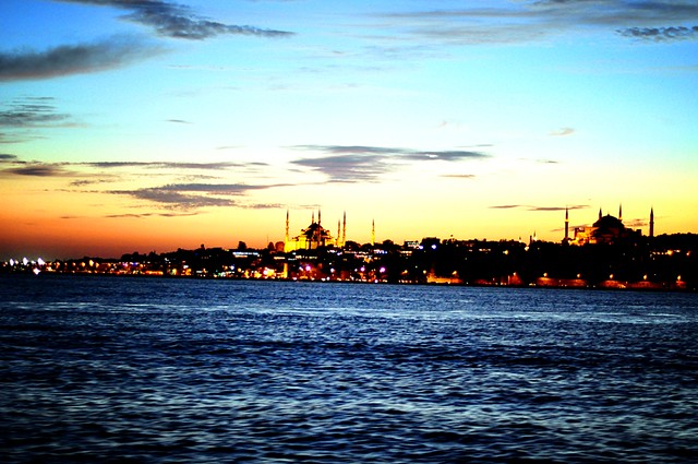 Karaköy Vapuru  Gün Batımı  - ISTANBUL