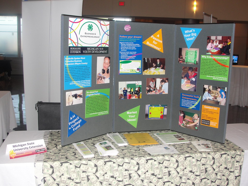 Igniting Innovation in Michigan Conference - 4-H Booth Dis… | Flickr