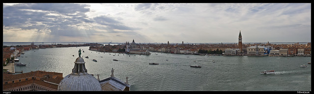 Panorámica de Venezia desde San Giorgo Maggiore
