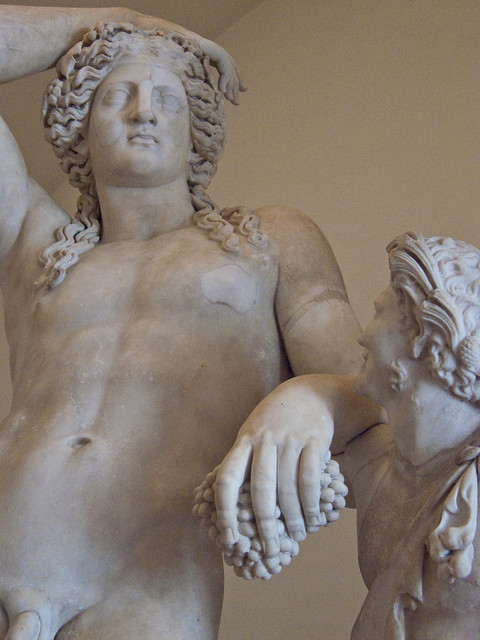 Dionysus with Panther and Satyr Roman 2nd century CE from Quirinal Hill  (2)