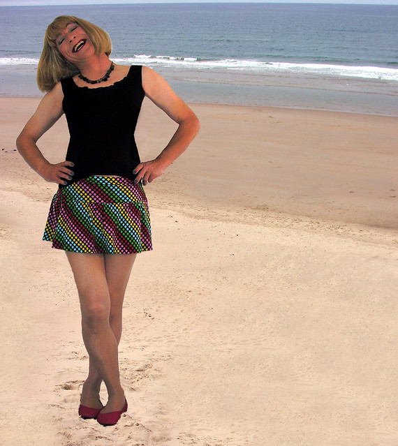 beach skirt at beach