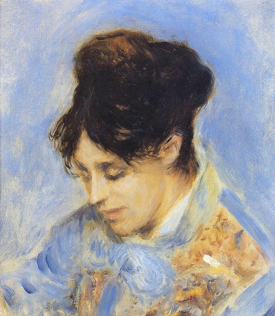 1872 Renoir ritratto di Camille Monet(collezione privata)