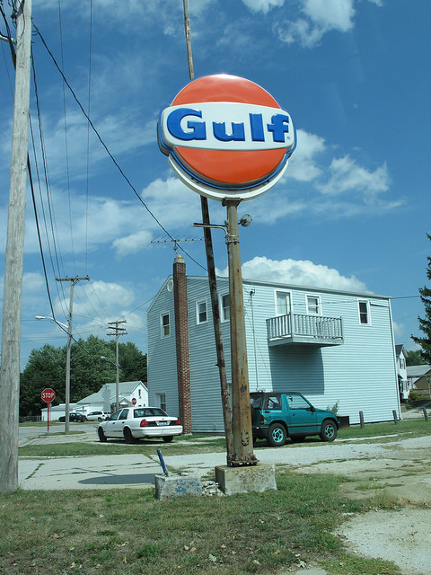 Bradner, Ohio Gulf Oil sign