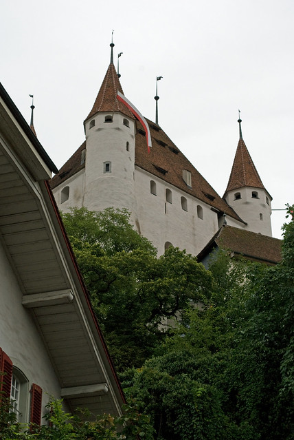 View of Thun Castle from the Old Town