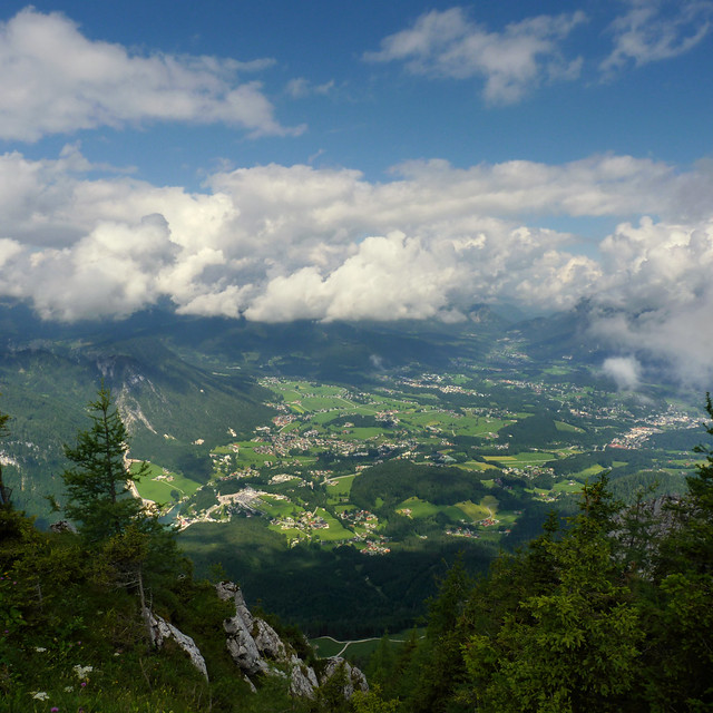 Aerial view of Berchtesgaden