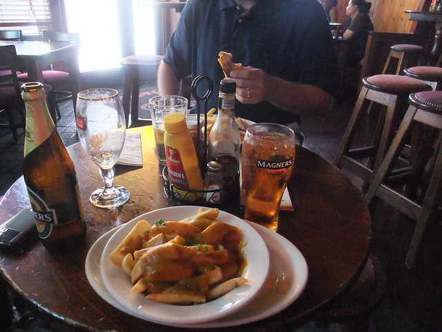 Curry chips and cider - life is good
