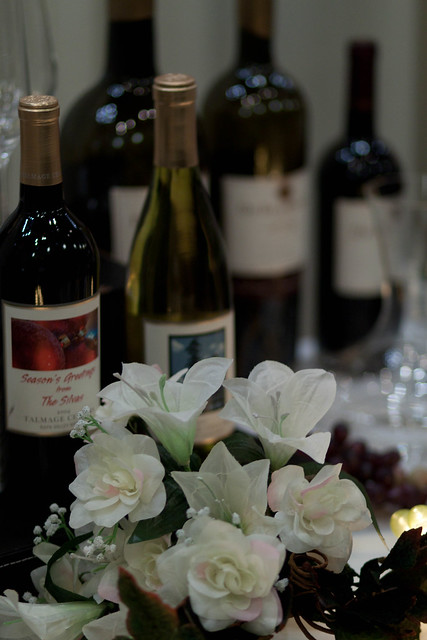 Wine And Flowers