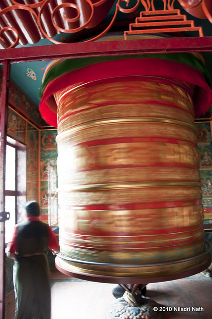 Tibetan Prayer Wheel @Boudhanath