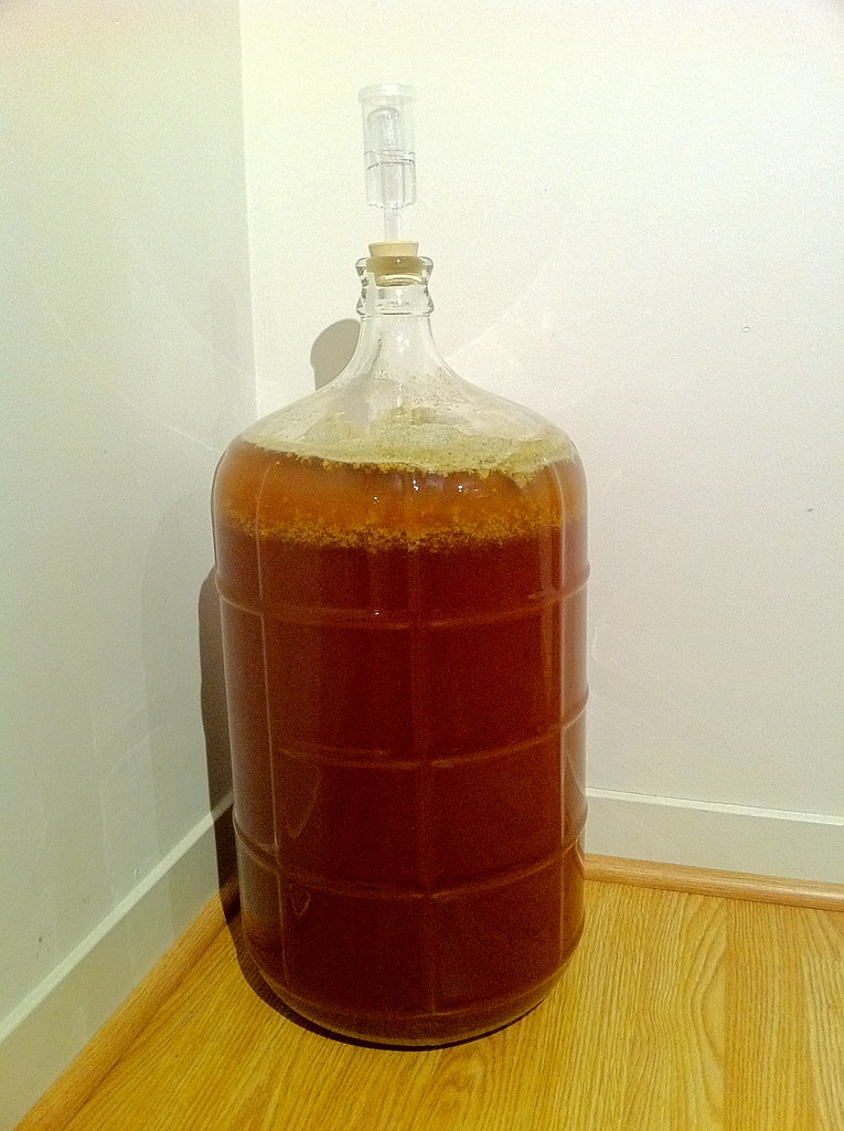Home Brew #001 | In the secondary fermenter, dry hops (not y… | Flickr