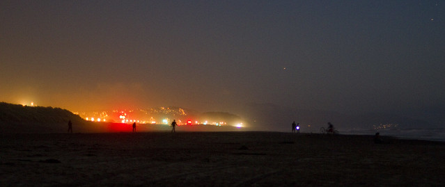 Ocean Beach at night; san francisco (2010)
