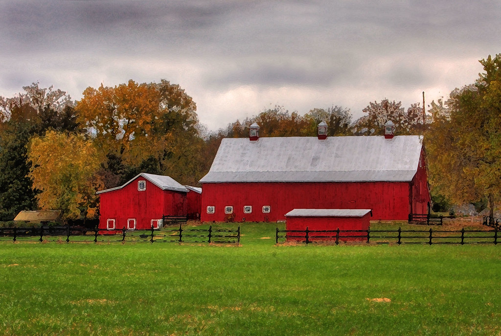 Red Barns | Red barns and buildings near the Blue Ridge Park… | Flickr