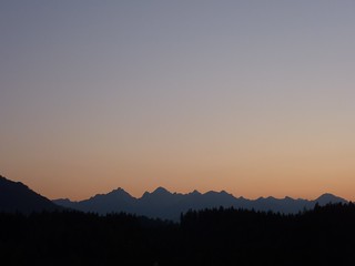 Bavarian Alps Sunset