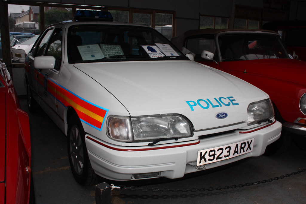 Ford Sierra 2.0 Politi Denmark 1992 Urban Police Polizei Cars 1:43 Decal Abziehb 