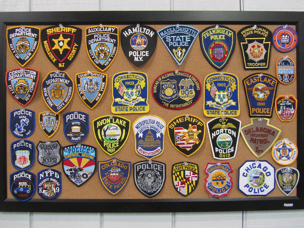 Police Fire and Rescue Patches