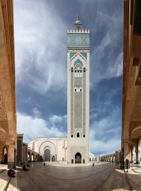 Merci Votre Majesté. Mosquée Hassan II, Casablanca, Maroc