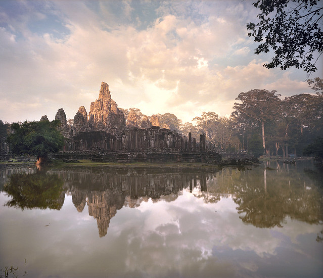 Cambodia #7 - Bayon sunset