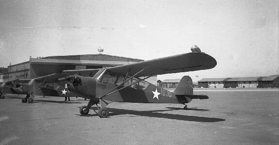 Aeronca L-3B, 43-1530, at Mines Field