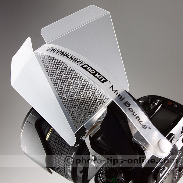 Speedlight Pro Kit Mini Bounce pop-up flash diffuser review