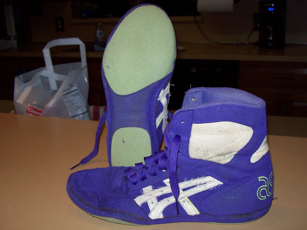 purple lyte wrestling shoes