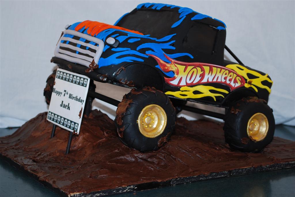 Design is based on the Hot Wheels Monster Jam series. 