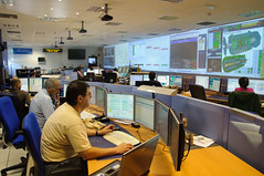 Visit to ATLAS control center at CERN