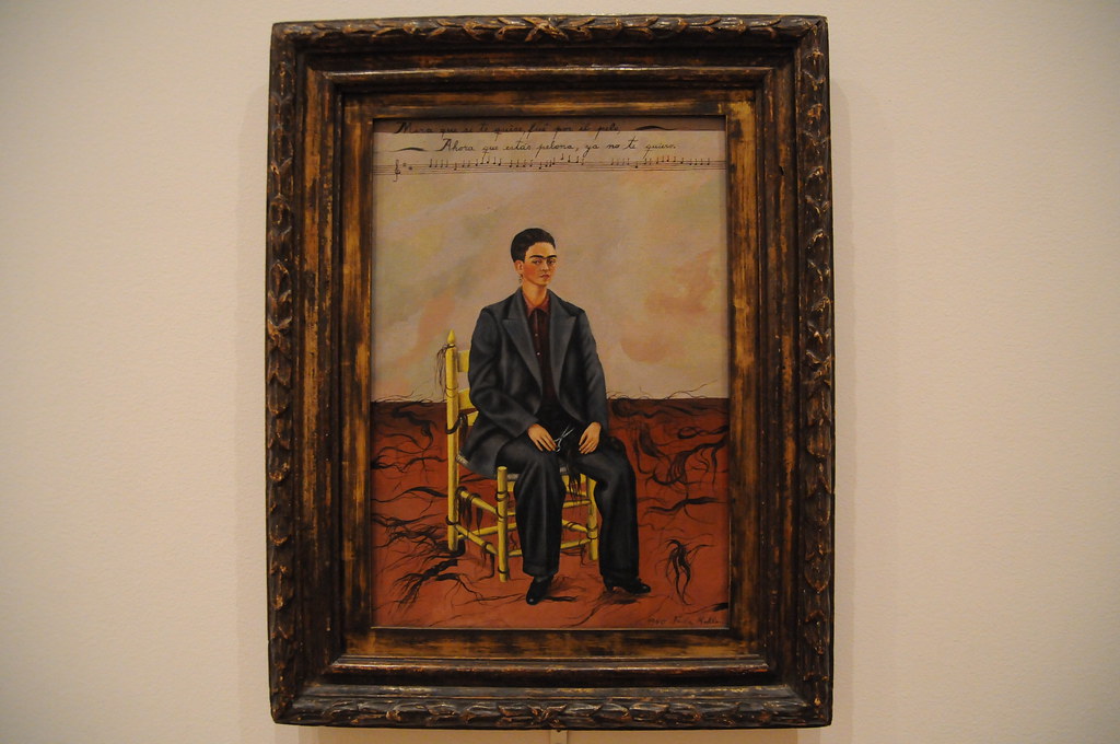 Self-Portrait with Cropped Hair - Frida Kahlo 1940 - MoMA | Flickr